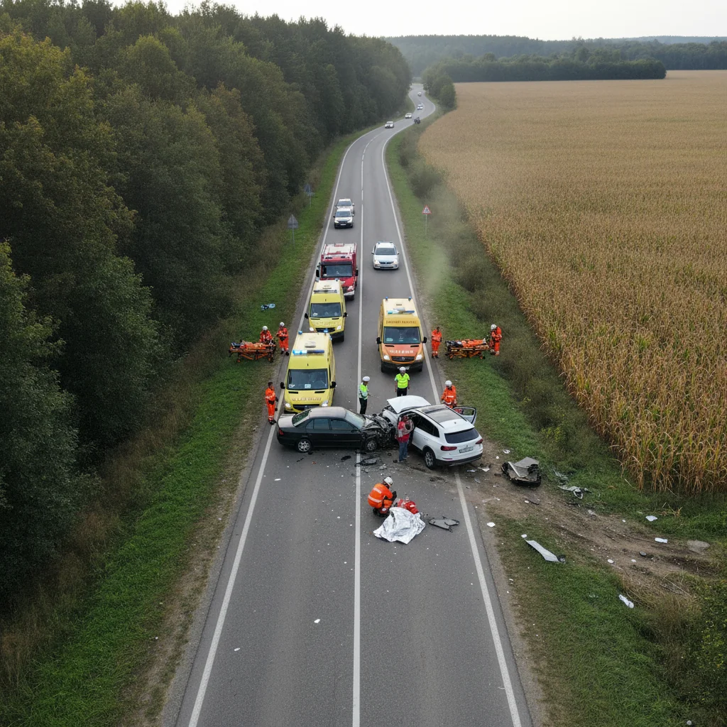 Accident cu șase răniți în județul Neamț, anchetat de poliție. Cazul, monitorizat de la Piatra Neamț
