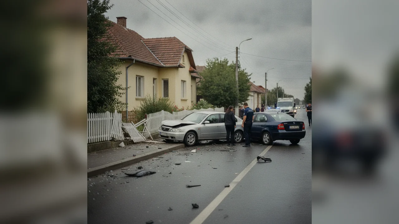 Accident pe Bulevardul Dăscălescu: Un Șofer Rănit După Ce A Pierdut Controlul Direcției