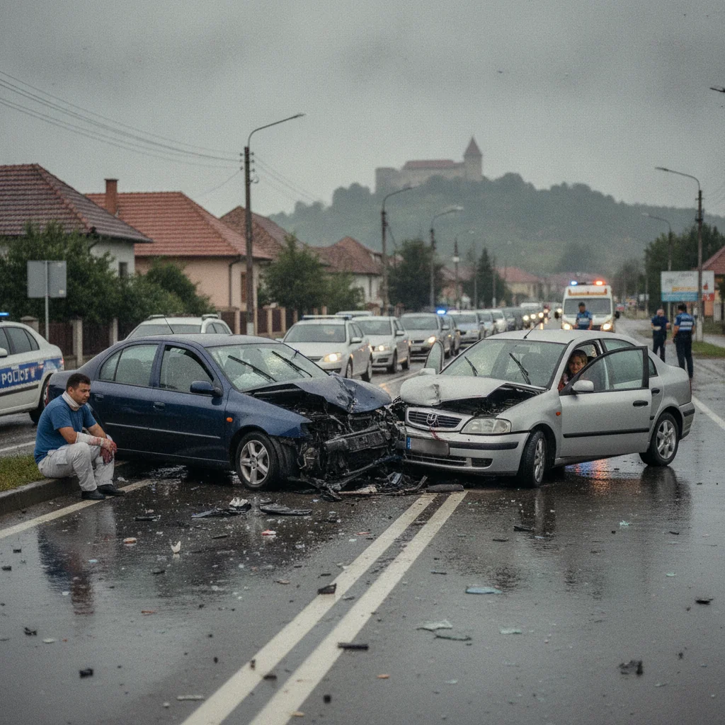 Accident pe strada Mărășești din Târgu-Neamț: un rănit