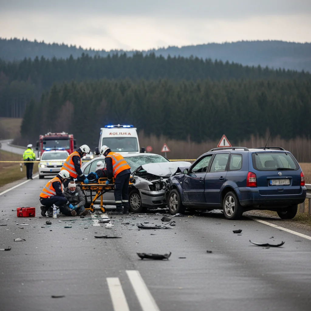 Accident rutier cu două victime în Neamț, astăzi