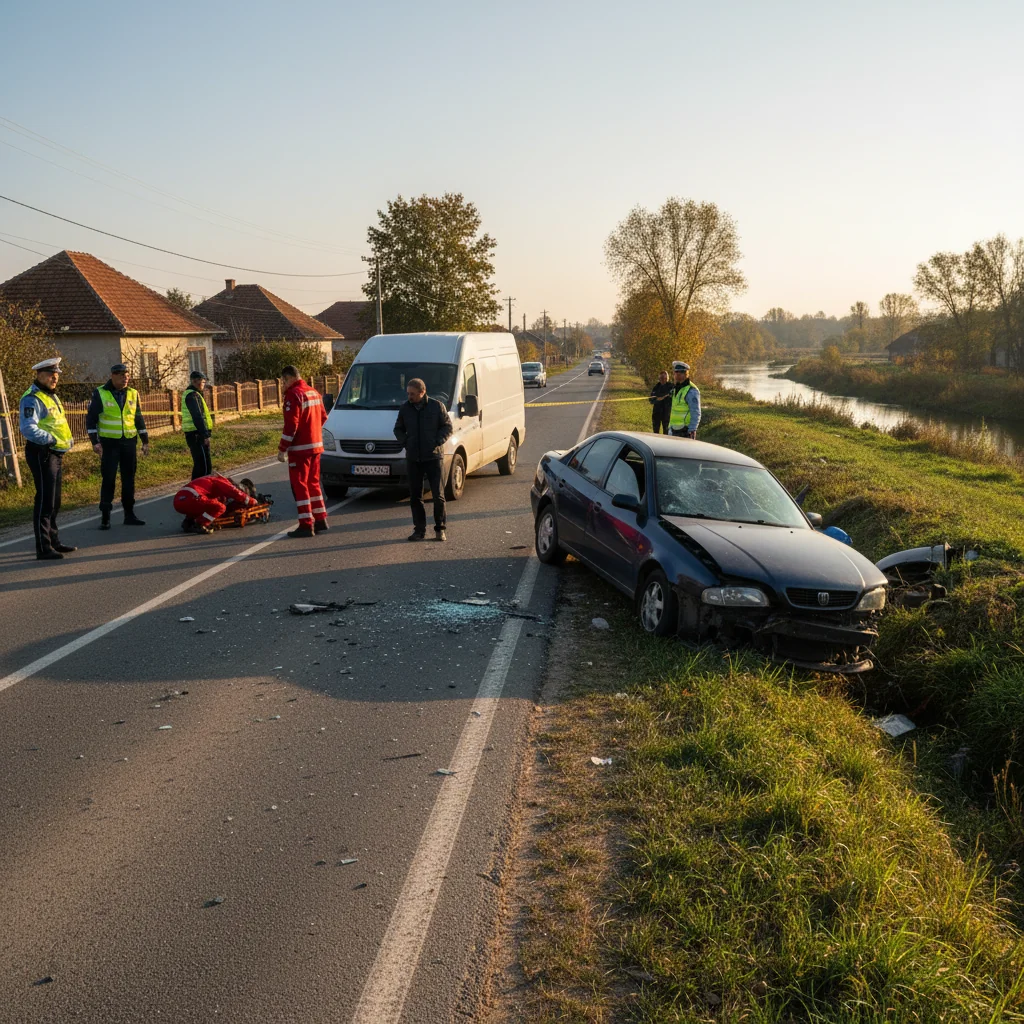 Accident rutier raportat la Podoleni, Strada Bistriței, menționat de platformele din Piatra Neamț