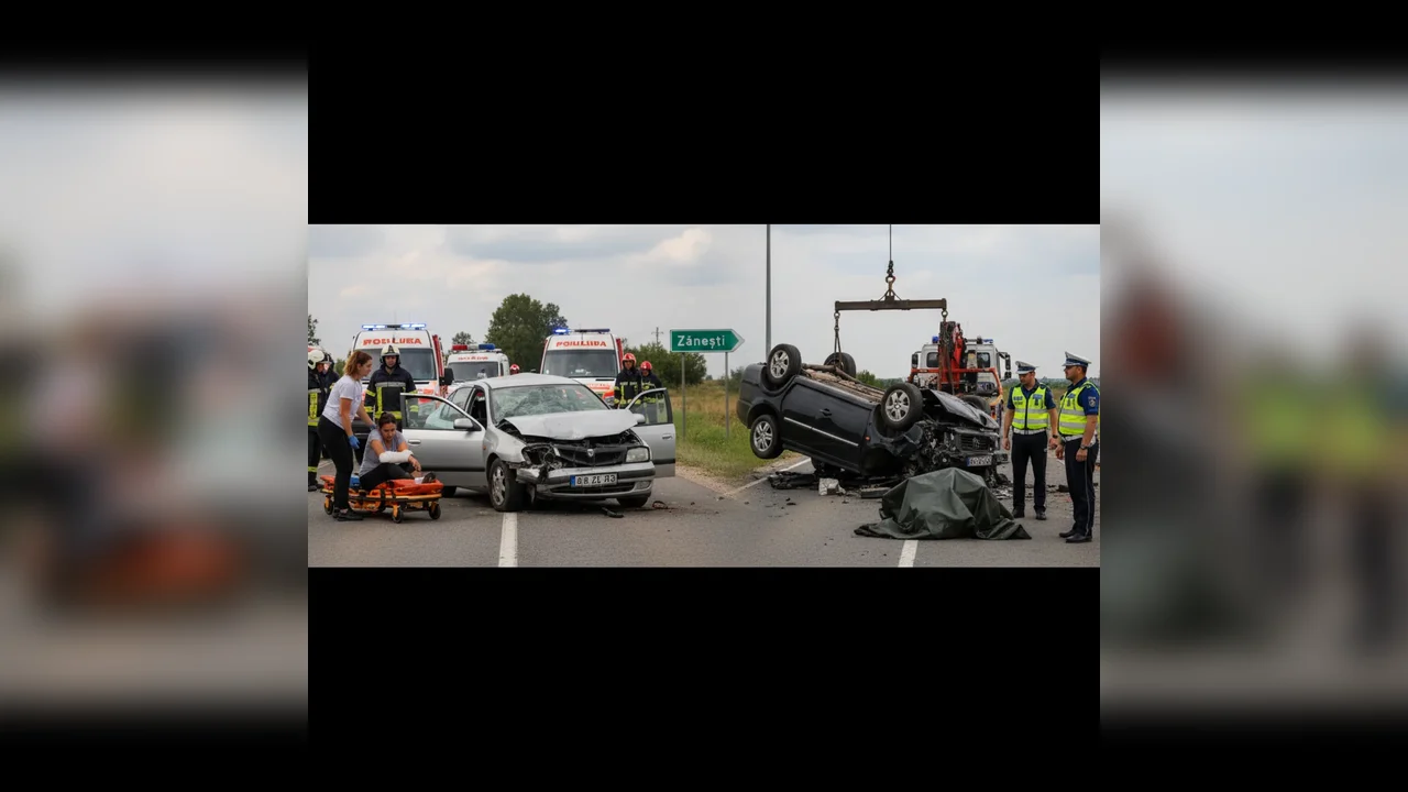 Accidente grave în Neamț: femeie rănită, șofer decedat