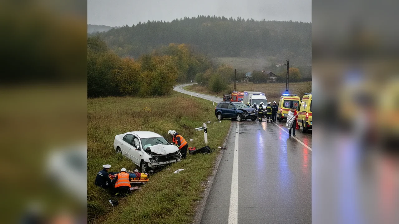 Accidente rutiere în Neamț: Doi răniți, dosare penale