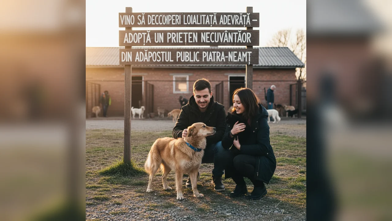 Adoptă un prieten necuvântător din adăpostul public Piatra-Neamț și descoperă loialitatea adevărată