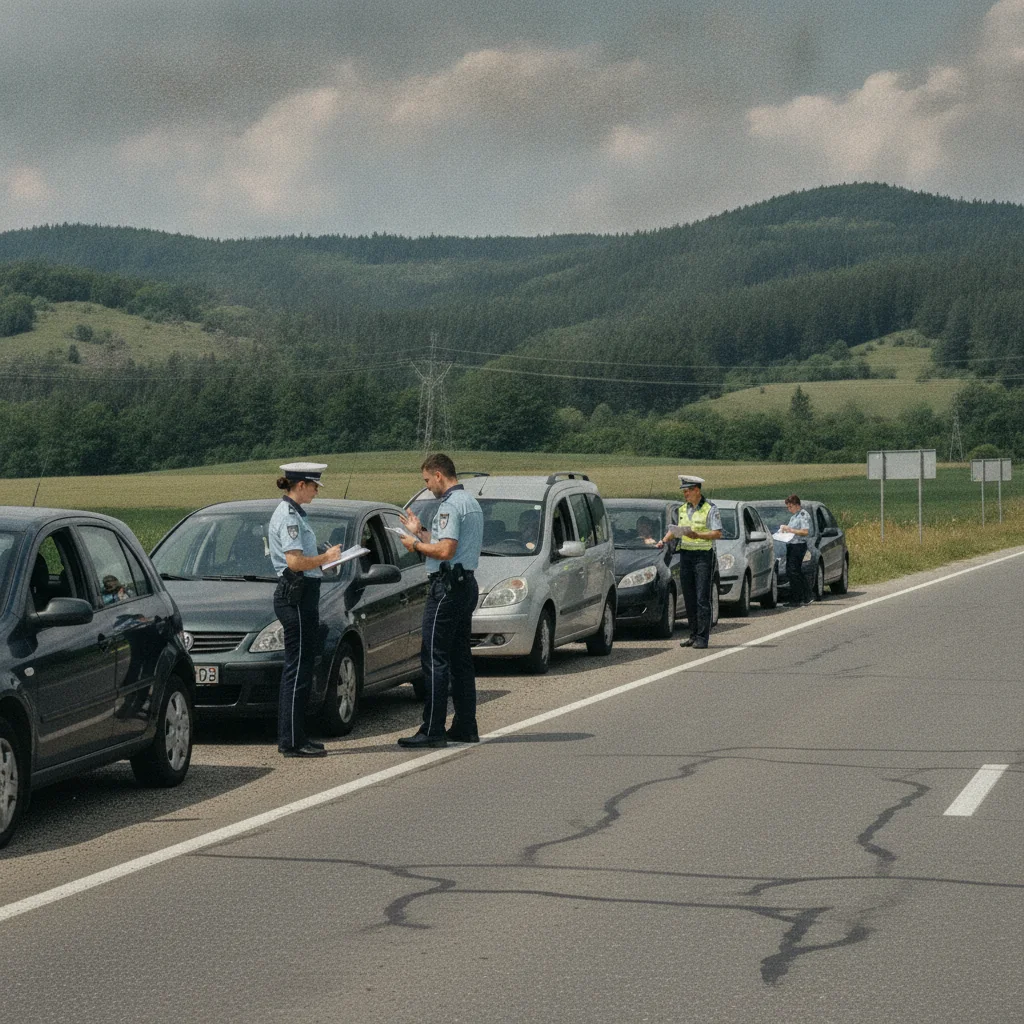 Anchete de circulație pe cinci drumuri naționale din Neamț. Șoferii pot fi opriți pentru chestionare