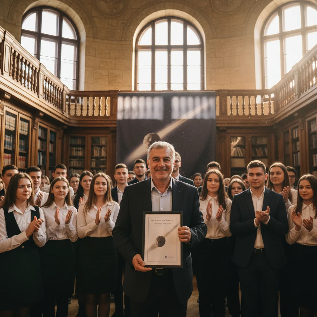 Asteroidul Oniciuc – recunoaștere internațională pentru profesorul Grigoruță Oniciuc de la Colegiul Național Petru Rareș