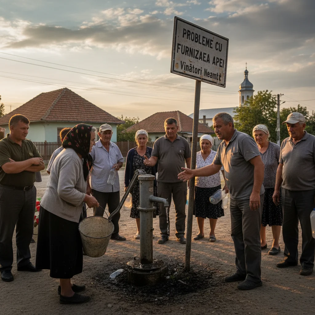 Avarii și întreruperi în furnizarea apei potabile în comuna Vînători Neamț