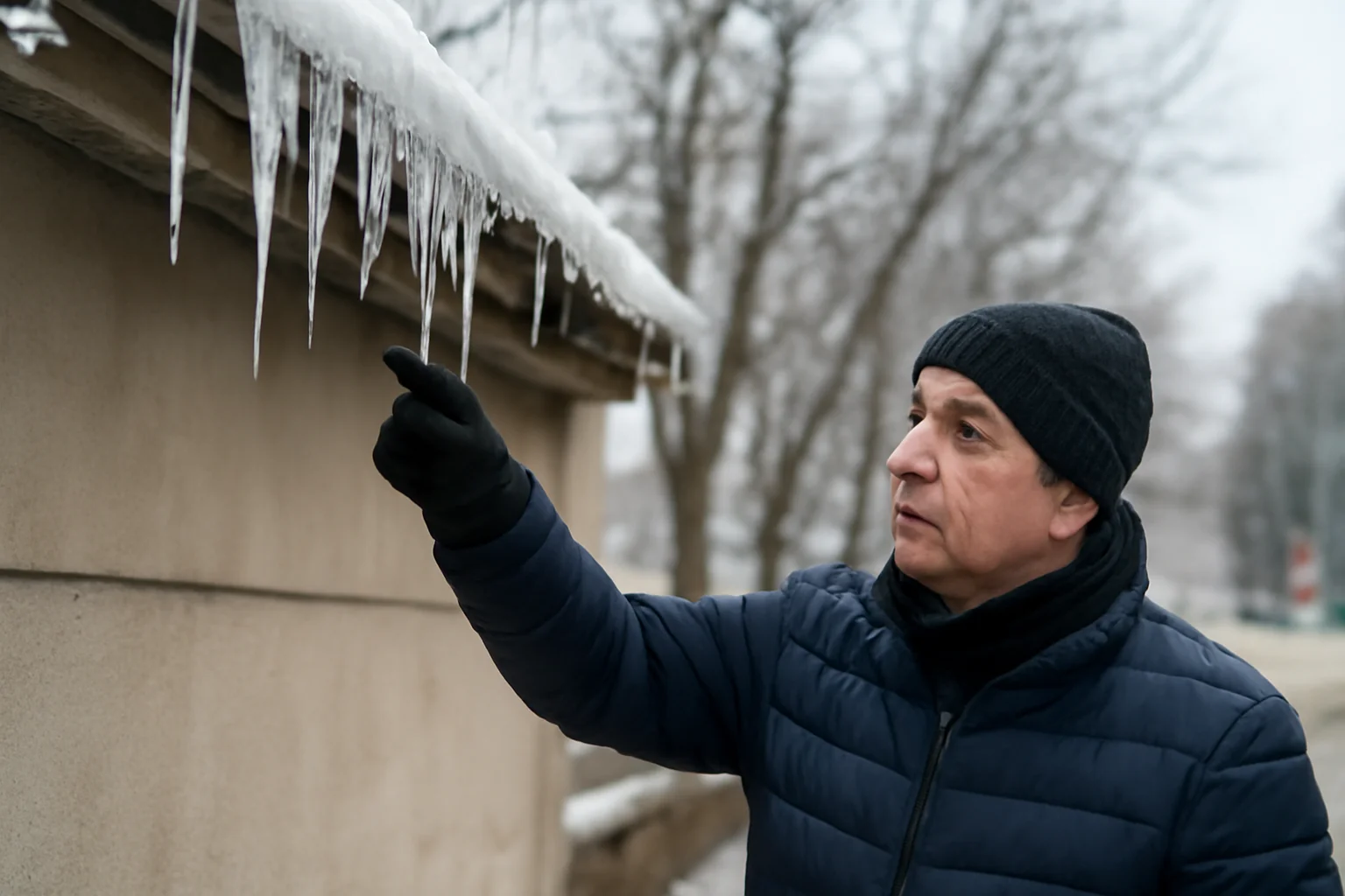 Avertizare la Piatra-Neamț privind pericolul țurțurilor: recomandări de la ISU Neamț