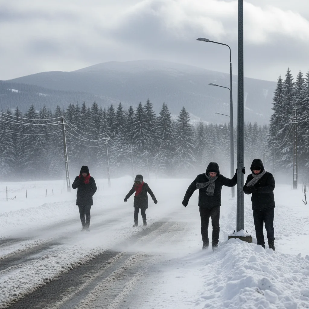 Avertizare meteo de ninsori și polei la Piatra Neamț: cod galben valabil până pe 9 ianuarie