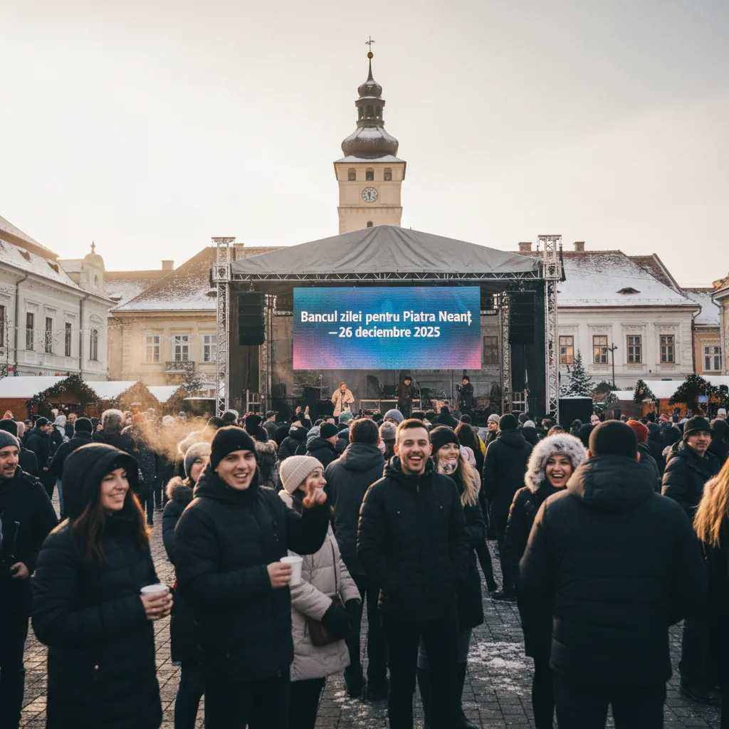 Bancul zilei pentru Piatra Neamț – 26 decembrie 2025