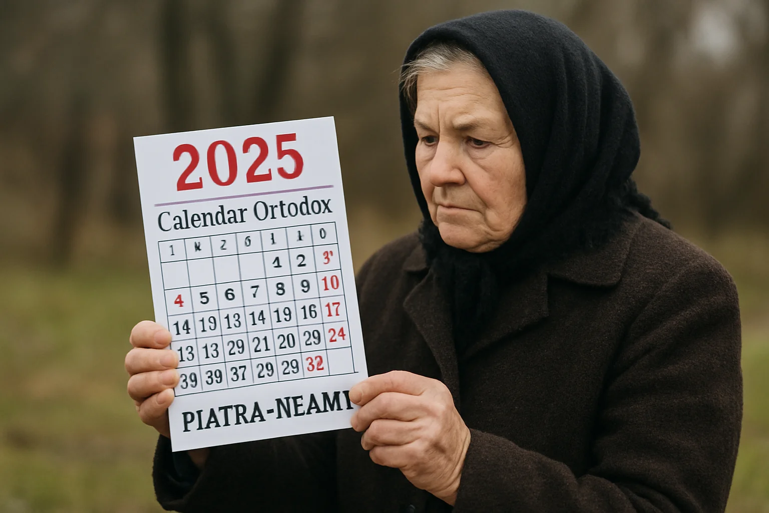 Calendar ortodox – 2025-12-31 pentru Piatra Neamț