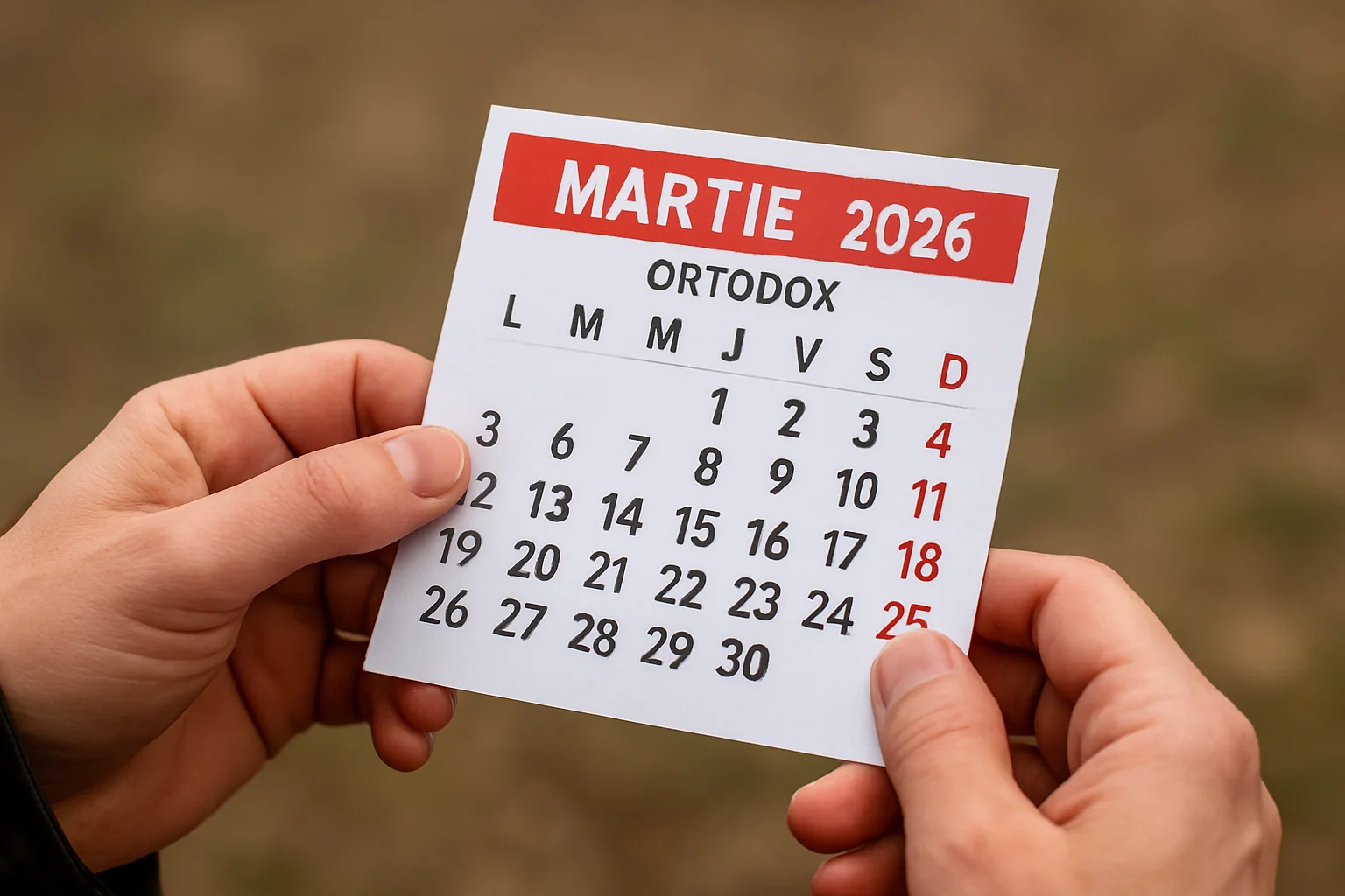 Calendar ortodox – 2026-03-18
