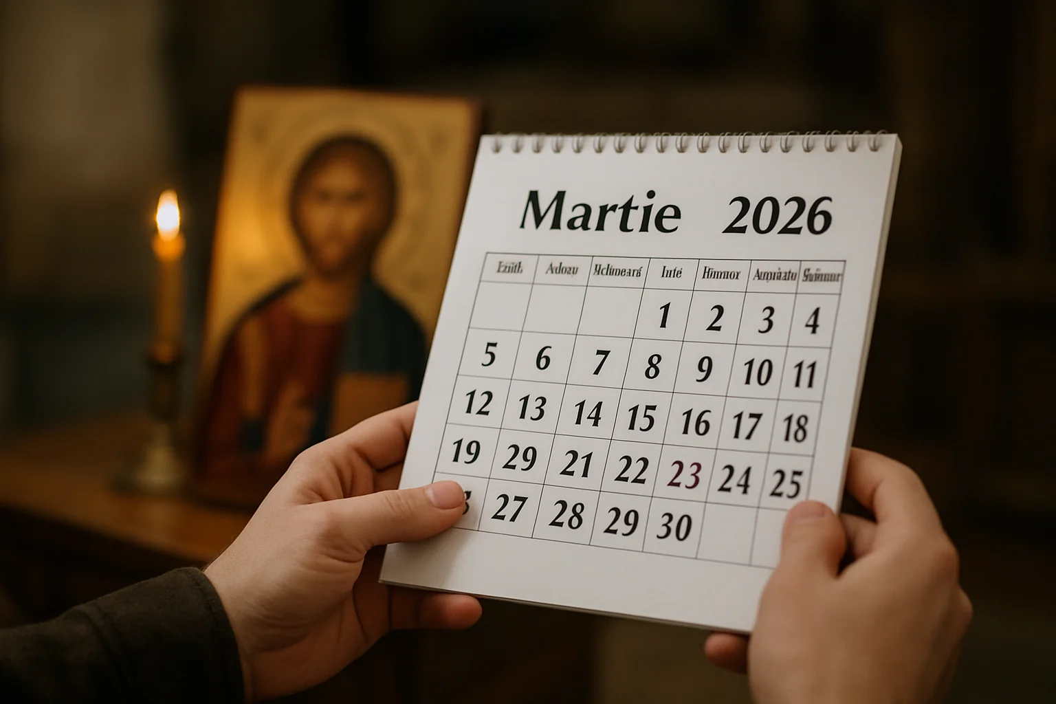 Calendar ortodox – 2026-03-23