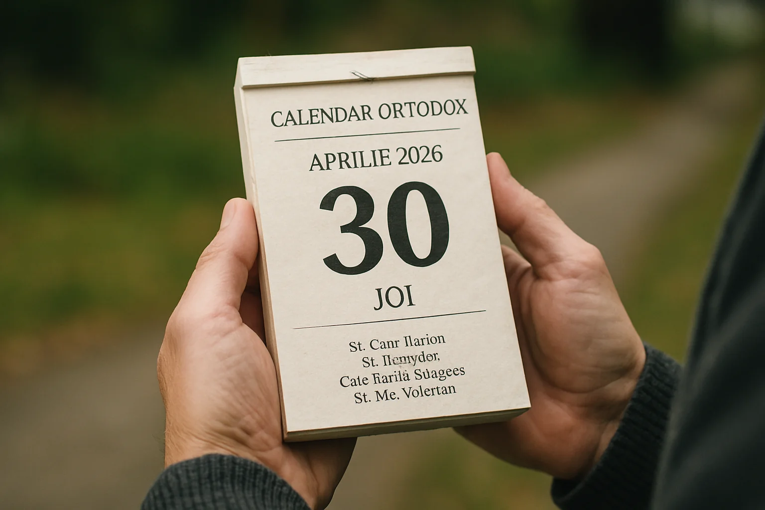 Calendar ortodox – 2026-04-30