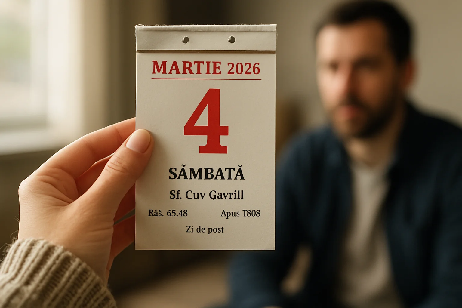 Calendar ortodox – 4 martie 2026