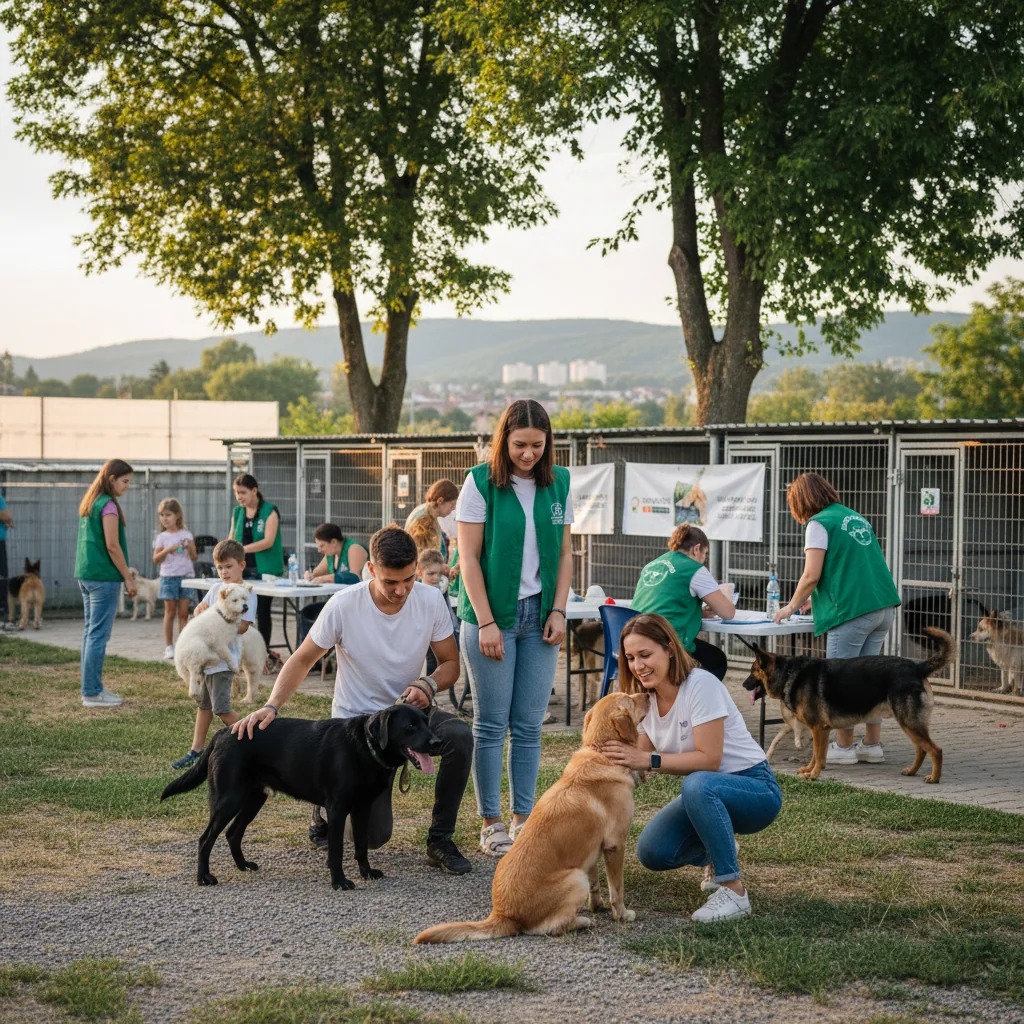 Campanie de adopții la Piatra Neamț: locuitorii sunt invitați să ofere o casă câinilor din adăpostul public
