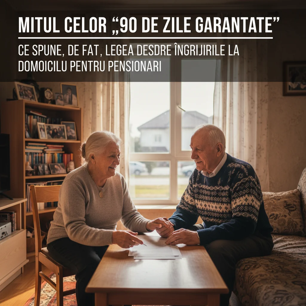 Ce prevede legea privind îngrijirile la domiciliu pentru pensionari