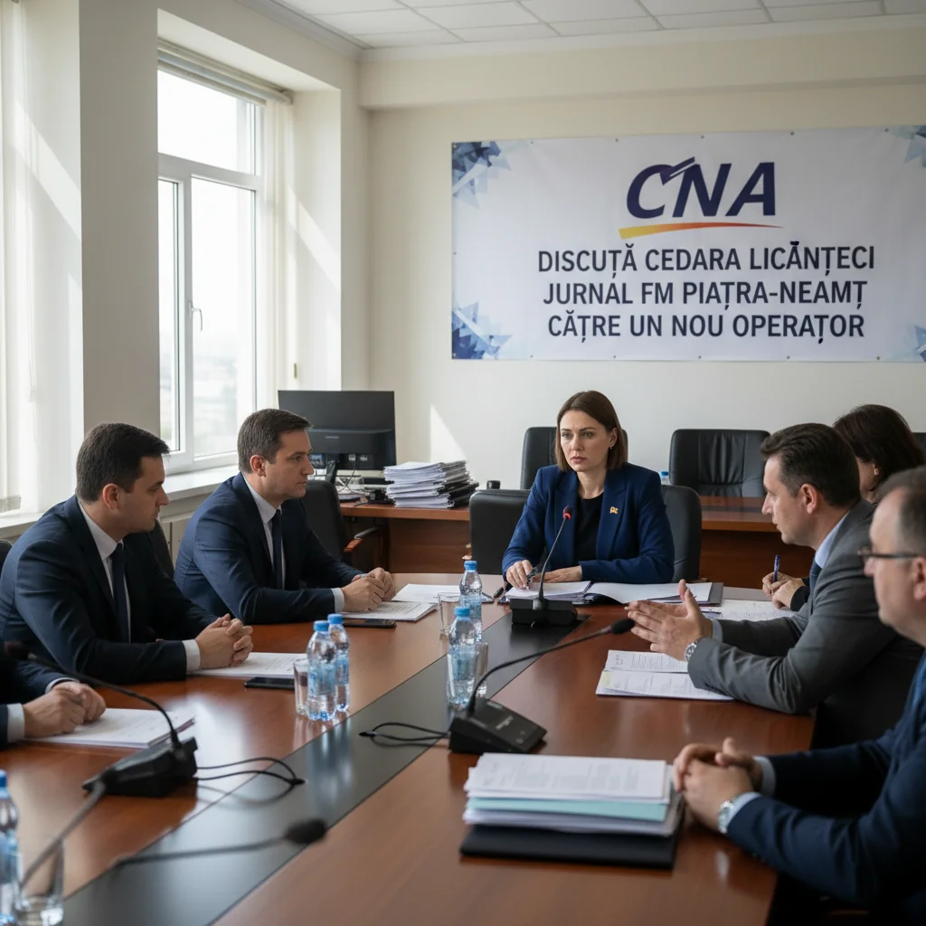 CNA analizează la Piatra Neamț transferul licenței Jurnal FM către un nou operator