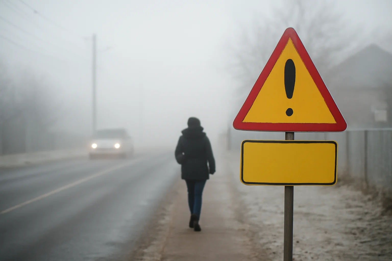Cod galben de ceață și polei la Piatra Neamț: vizibilitate redusă și risc de ghețuș în județul Neamț