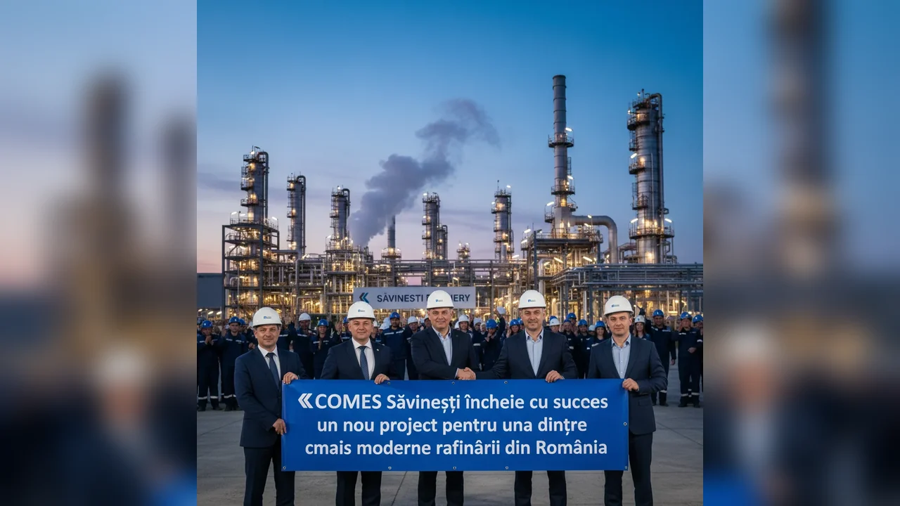 COMES Săvinești finalizează cu succes un proiect important pentru rafinăria de top din România