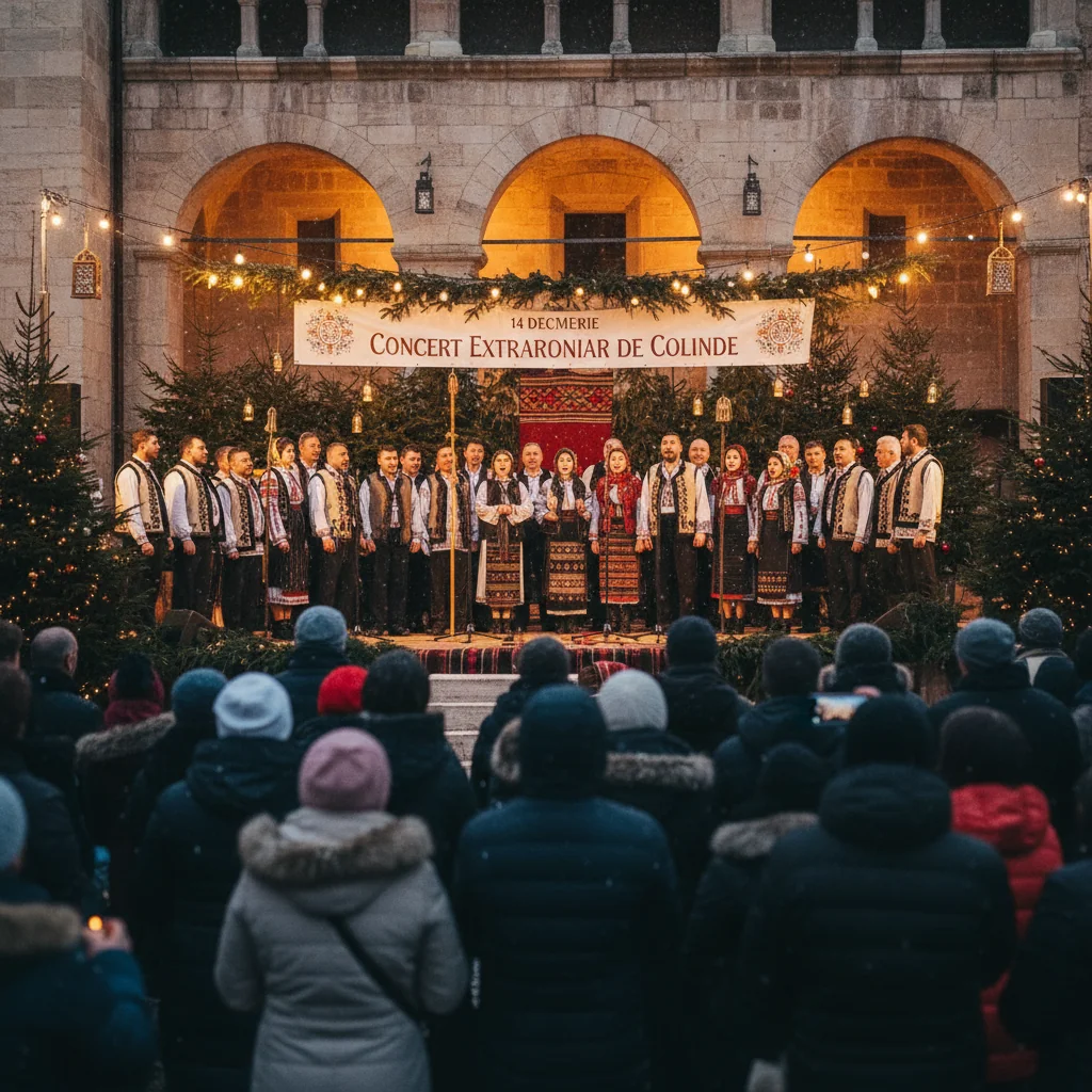 Concert de colinde extraordinar, 14 decembrie, la Curtea Domnească