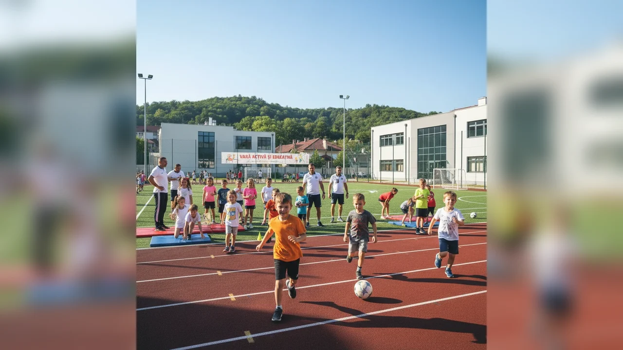 Copiii din Piatra-Neamț se bucură de o vară sportivă și educativă
