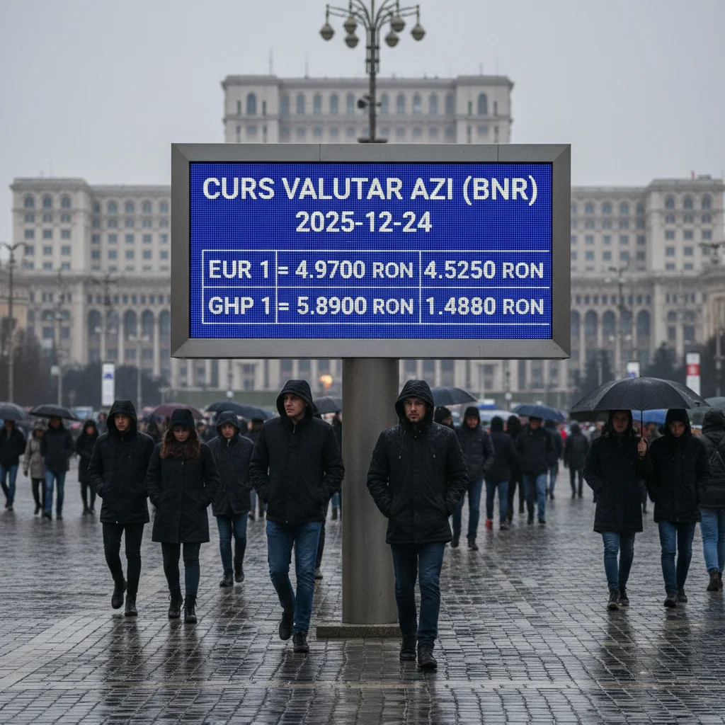 Curs valutar azi (BNR) – 2025-12-24