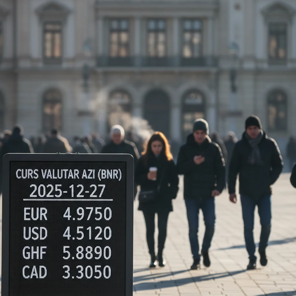 Curs valutar azi (BNR) – 2025-12-27