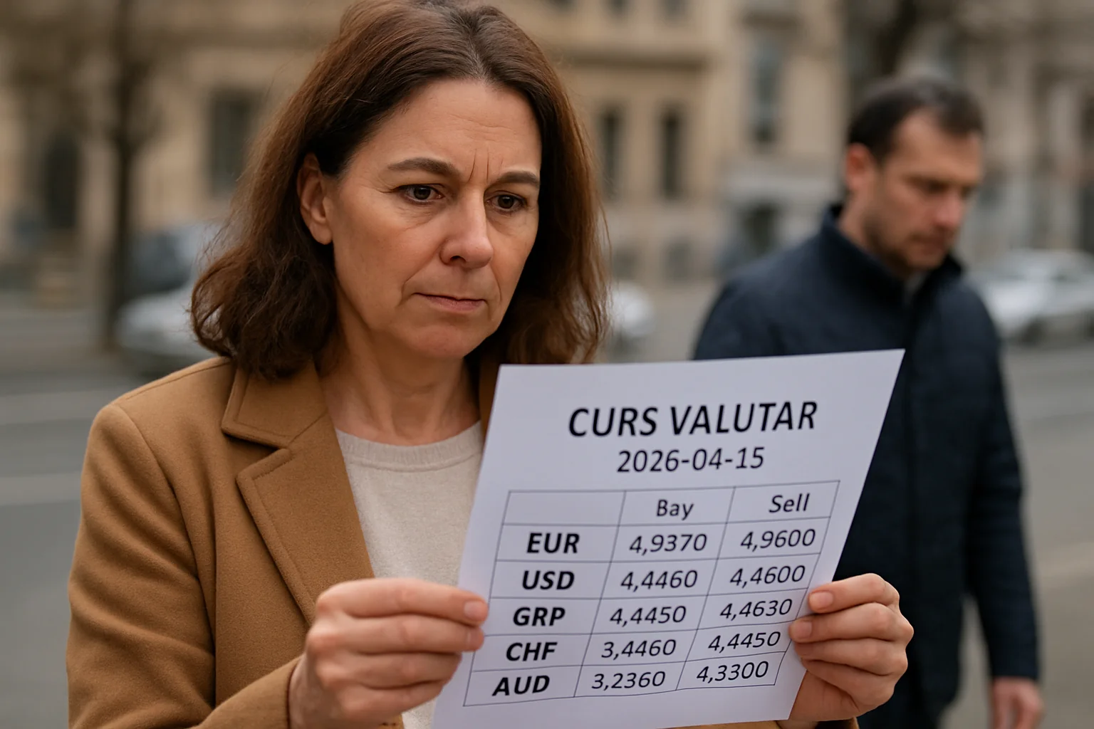 Curs valutar azi (BNR) – 2026-04-13