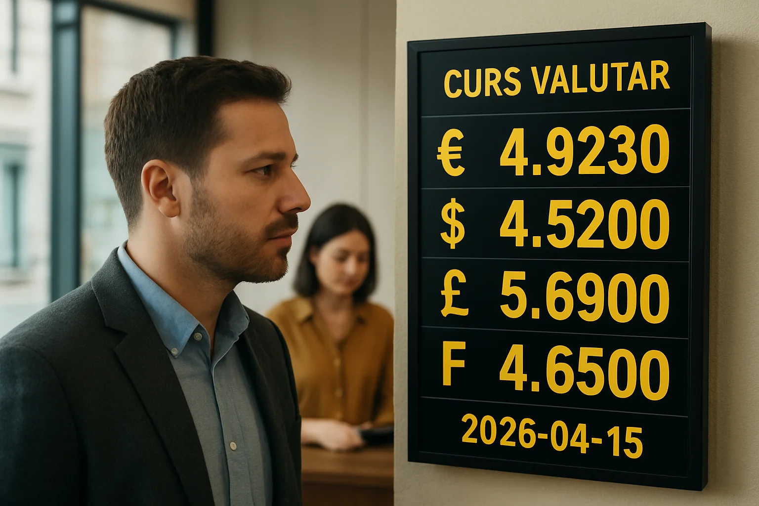 Curs valutar azi (BNR) – 2026-04-15