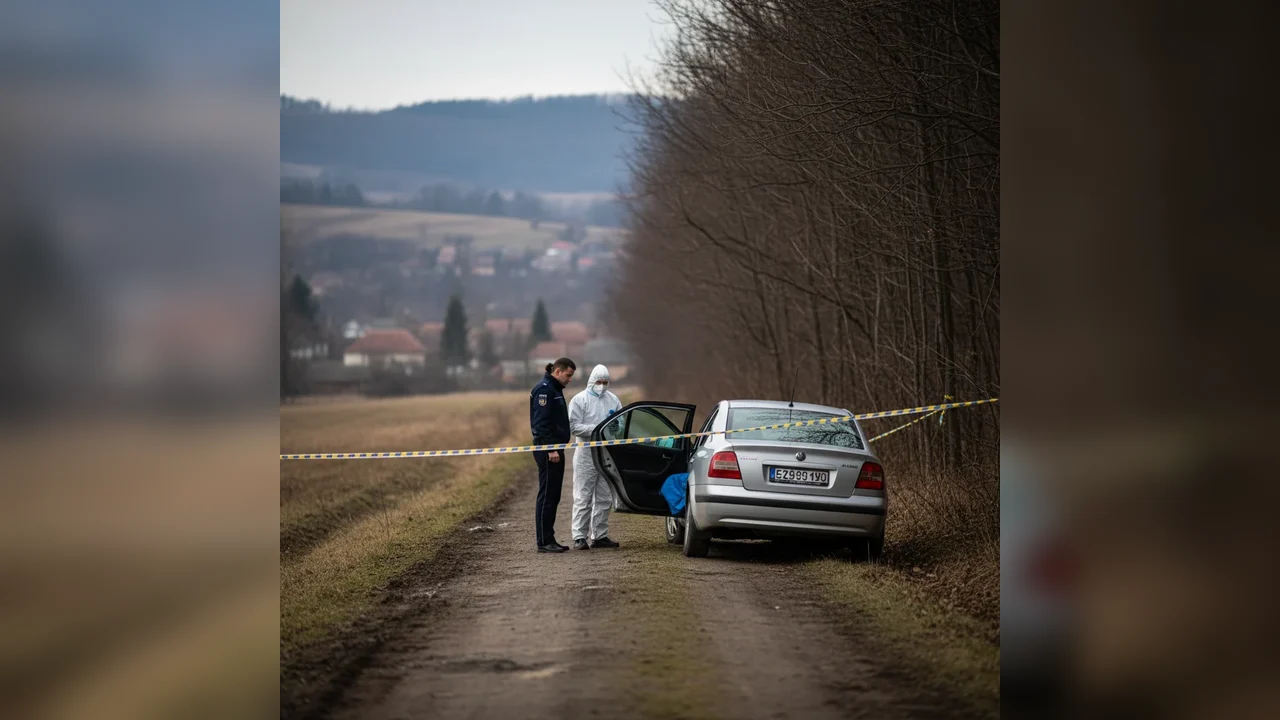 Descoperire macabră, un bărbat găsit mort în autoturism