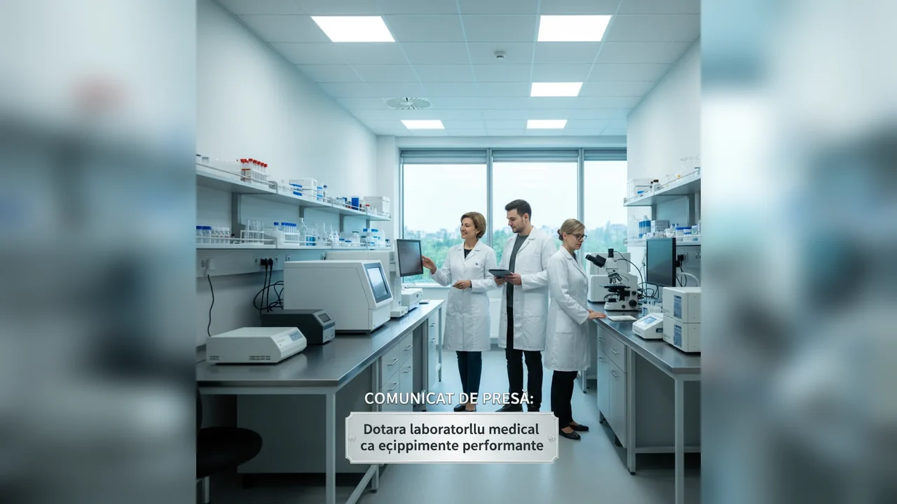 Dotarea laboratorului medical Katimed cu echipamente performante – Comunicat de presă local