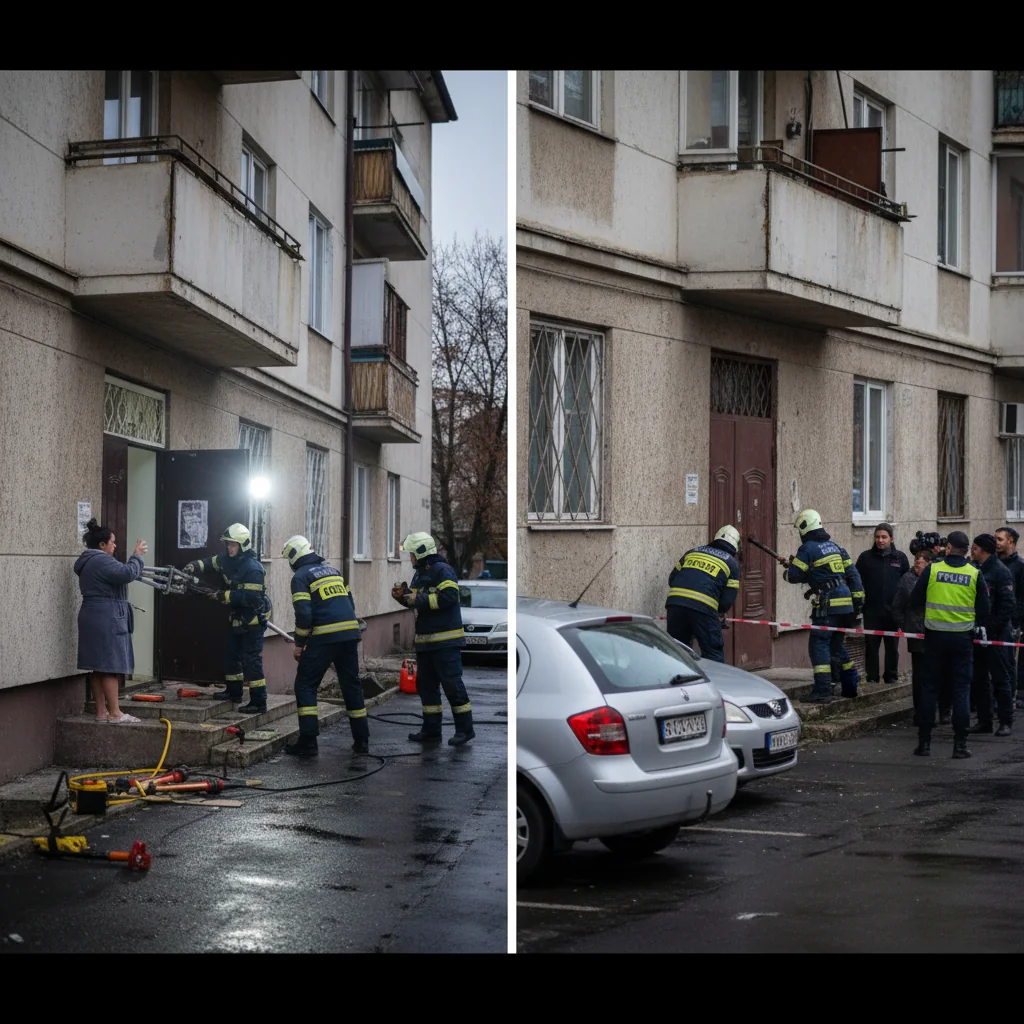 Două intervenții ale pompierilor pentru deblocarea unor apartamente la Piatra Neamț și Roman