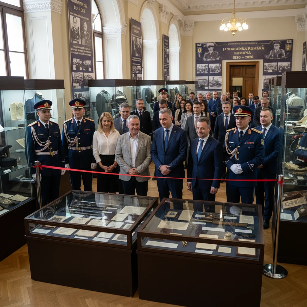 Expoziția aniversară Jandarmeria Română 1850–2020 găzduită de Complexul Muzeal Național Neamț