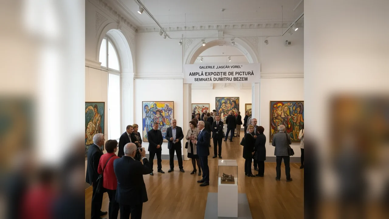 Expoziție de pictură Dumitru Bezem la Galeriile Lascăr Vorel