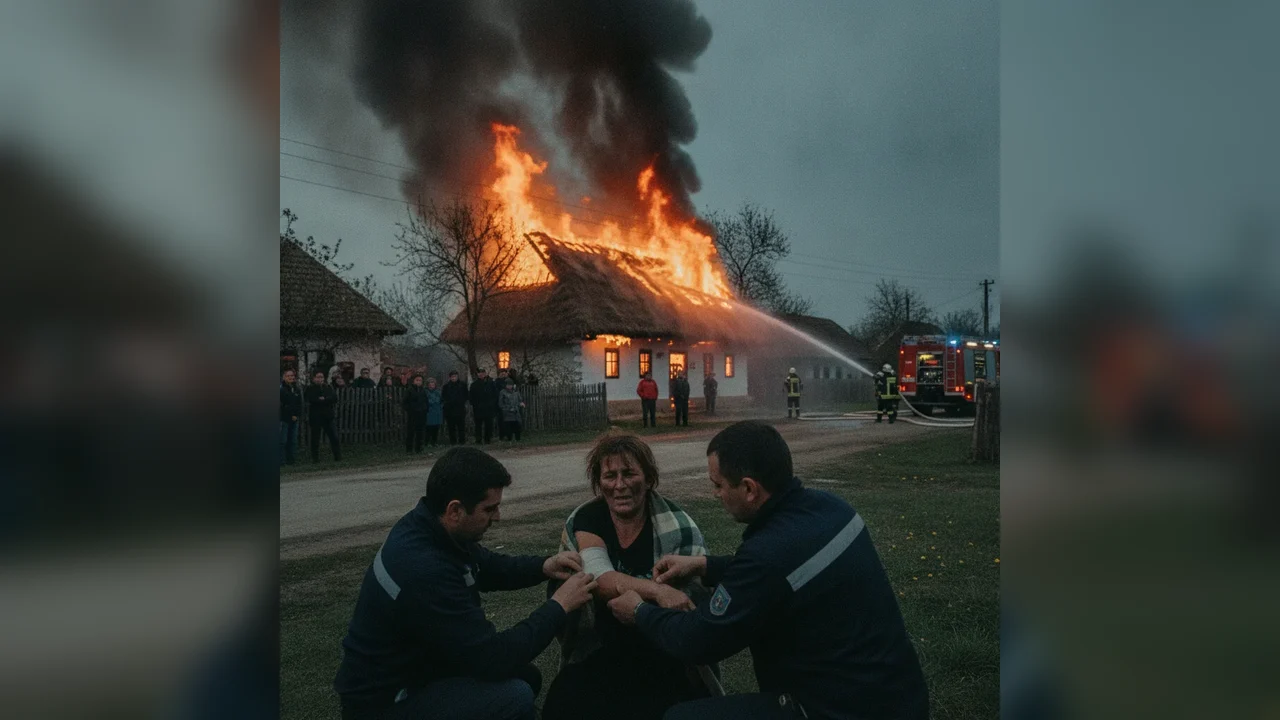 Femeie de 89 de ani, arsă într-un incendiu la Gârcina, Piatra Neamț