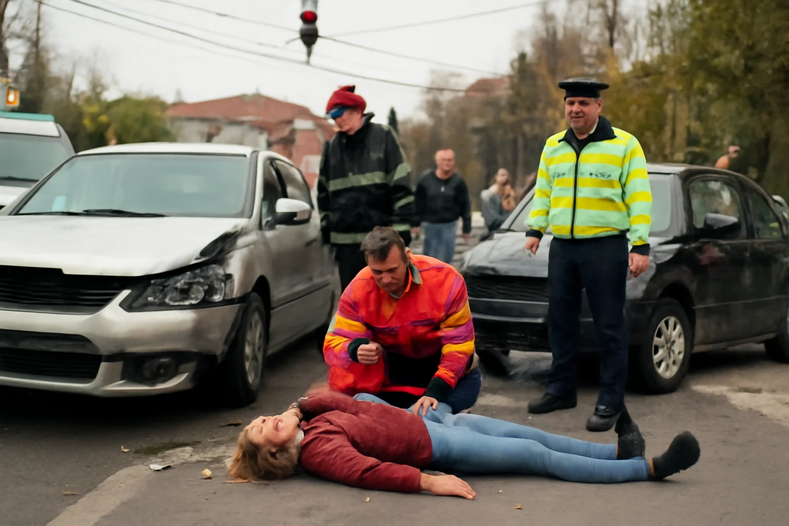 Femeie rănită într-un accident rutier produs într-o intersecție din Piatra Neamț