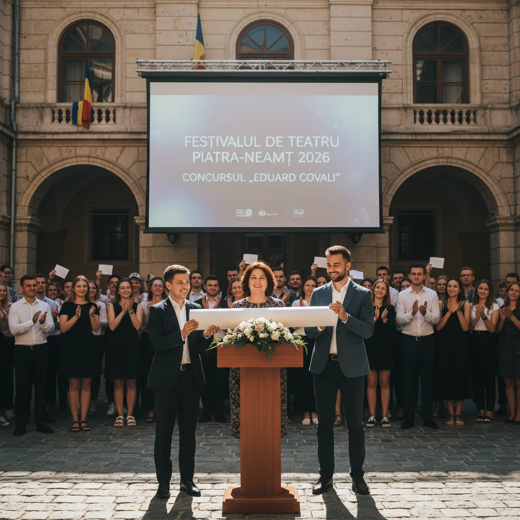 Festivalul de Teatru Piatra-Neamț 2026 și Concursul „Eduard Covali” anunțate oficial la Piatra Neamț