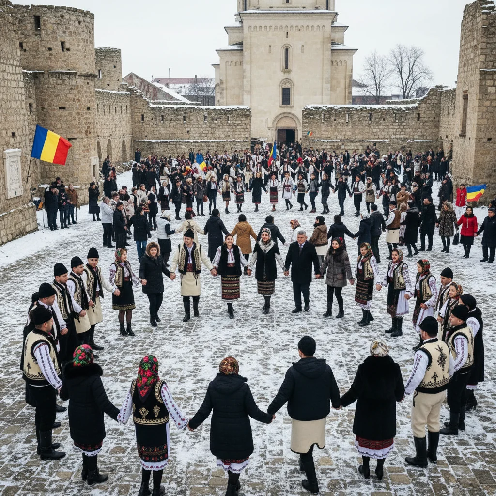 Hora Unirii va fi jucată la Curtea Domnească din Piatra-Neamț pe 24 ianuarie 2026