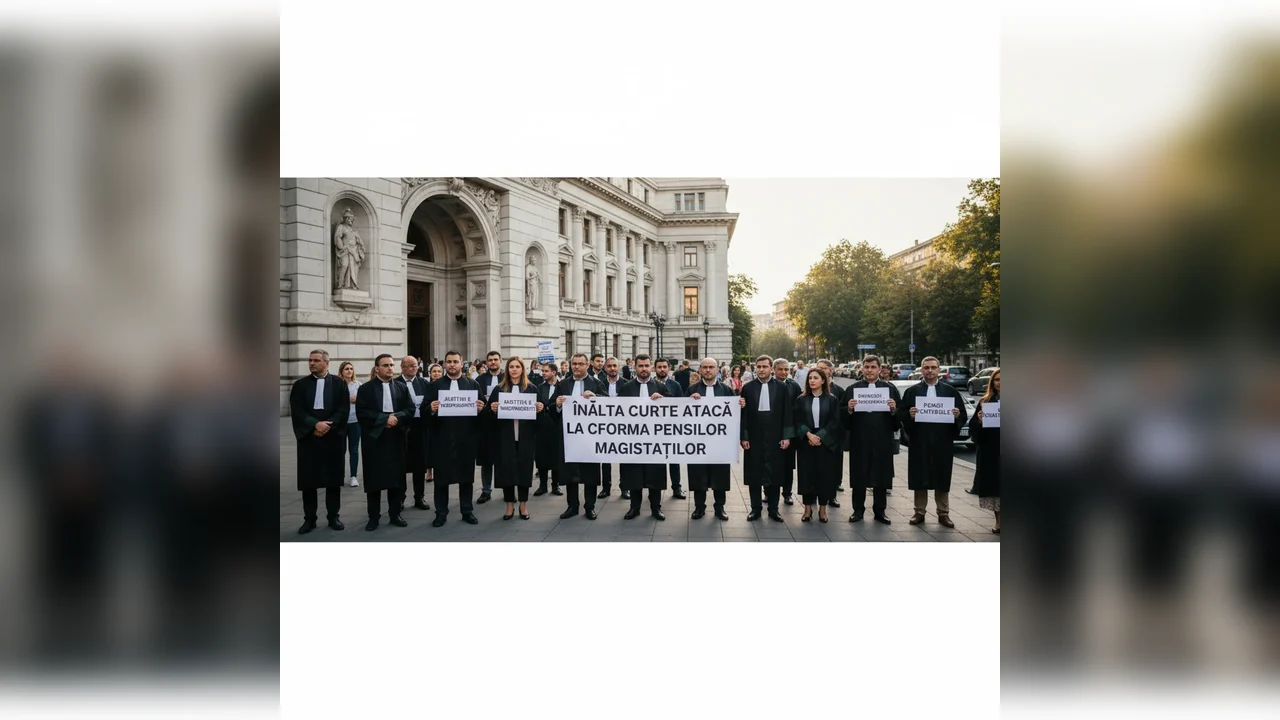 Înalta Curte sesizează CCR privind reforma pensiilor magistraților