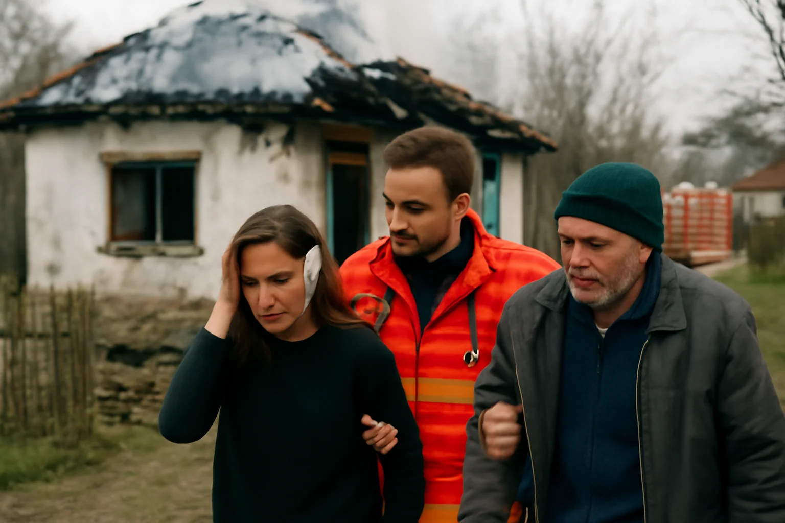 Incendiu în Neamț: două persoane necesită îngrijiri medicale