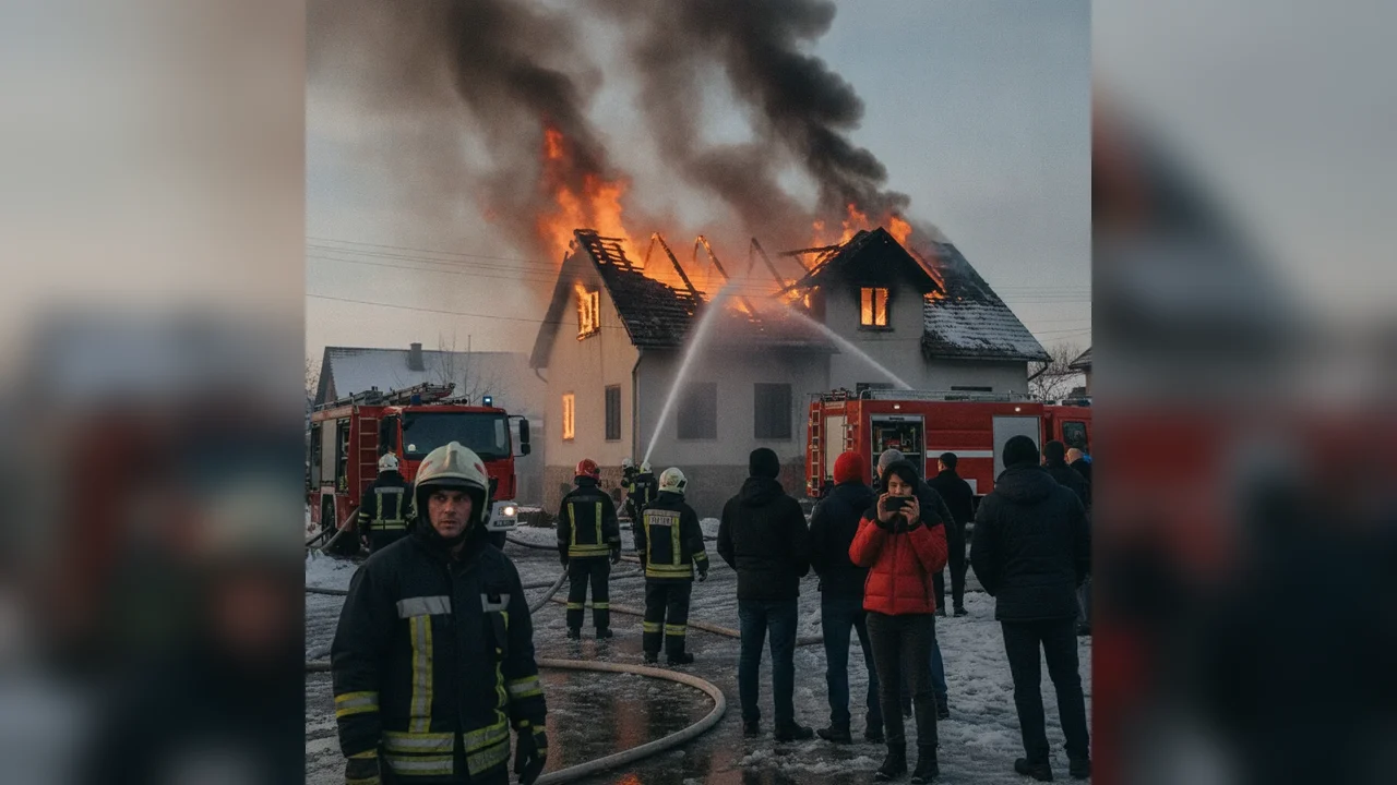 Incendiu în Stânca, Pipirig: Pompierii au intervenit