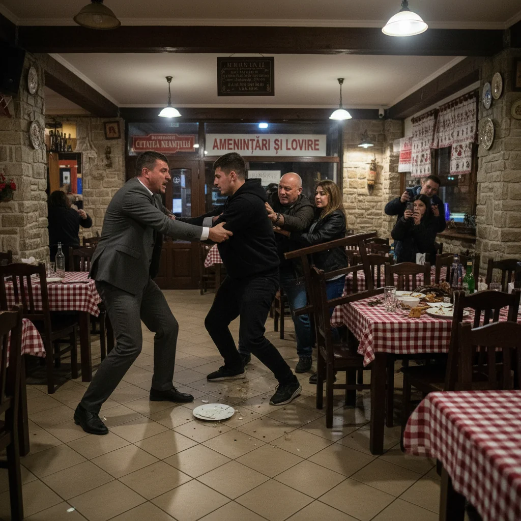 Incident cu amenințări și agresiune într-un restaurant din Piatra-Neamț
