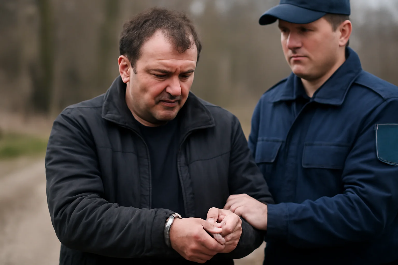 individ reținut de polițiști după ce și-a rupt brățara electronică de supraveghere