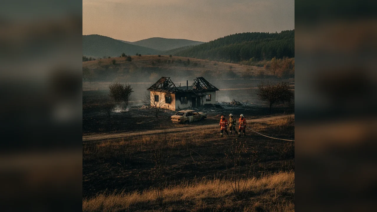 Intervenții pompieri Neamț: Incendii la case, mașini, vegetație