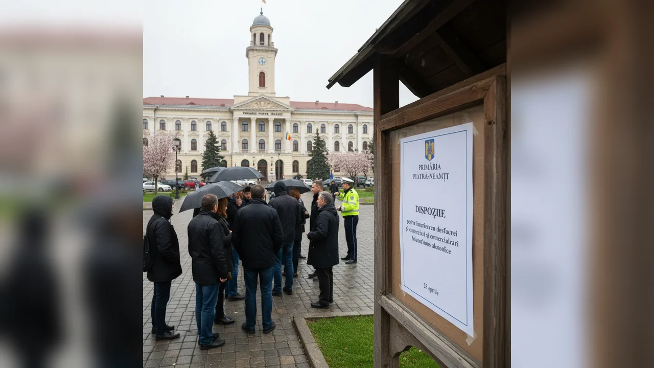 Interzicerea vânzării băuturilor alcoolice în Piatra Neamț