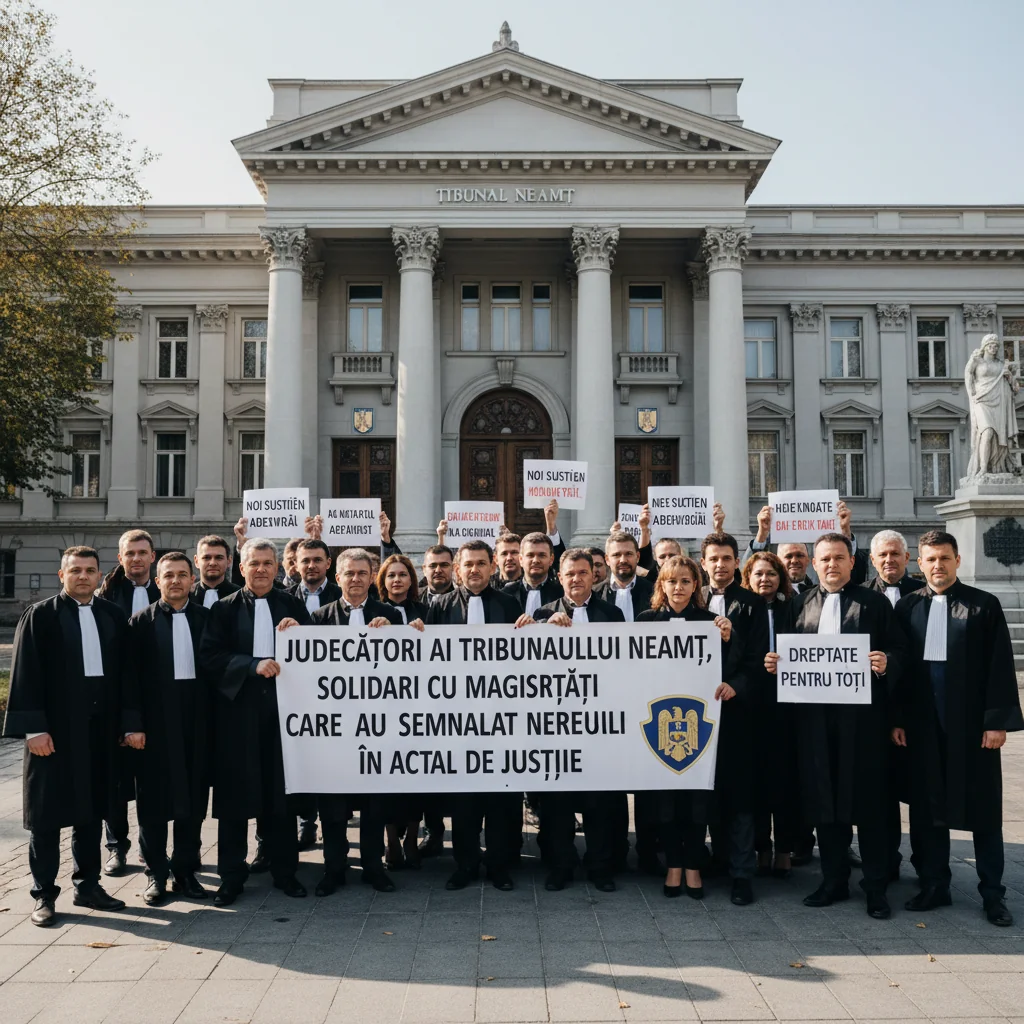 Judecătorii Tribunalului Neamț susțin magistrații care au semnalat nereguli în justiție