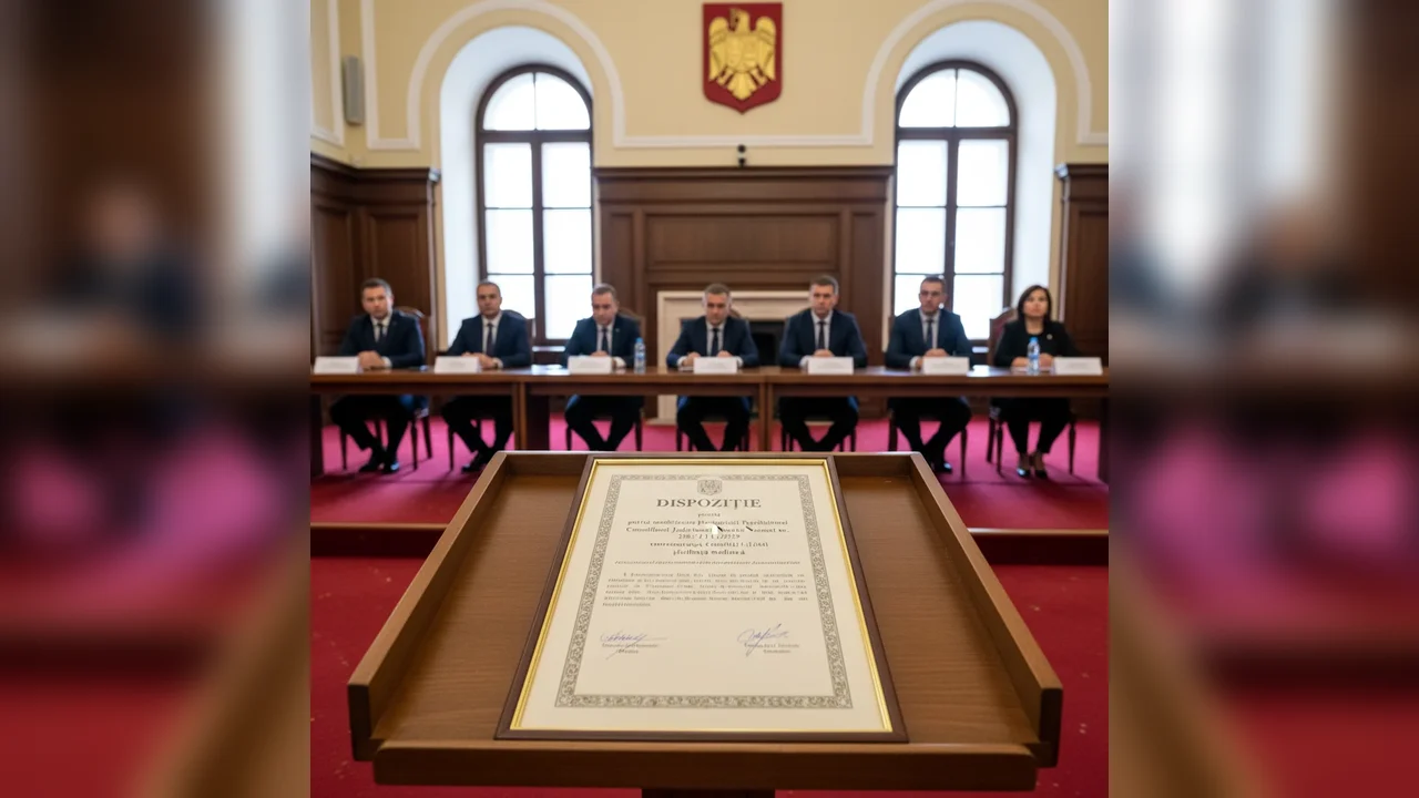 Modificare Dispoziție Președinte Consiliu Județean Neamț nr. 584/21.11.2025 privind convocarea ședinței ordinare a Consiliului Județean Neamț
