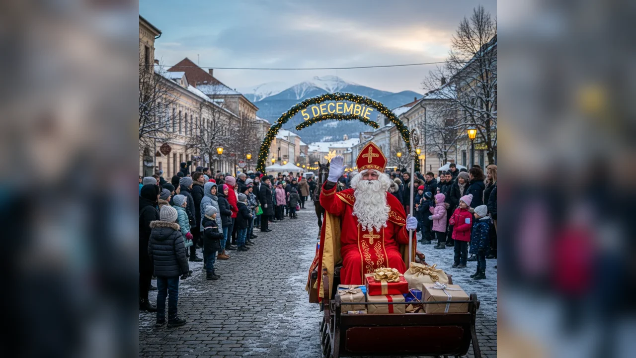 Moș Nicolae va ajunge la Piatra-Neamț pe 5 decembrie 2024