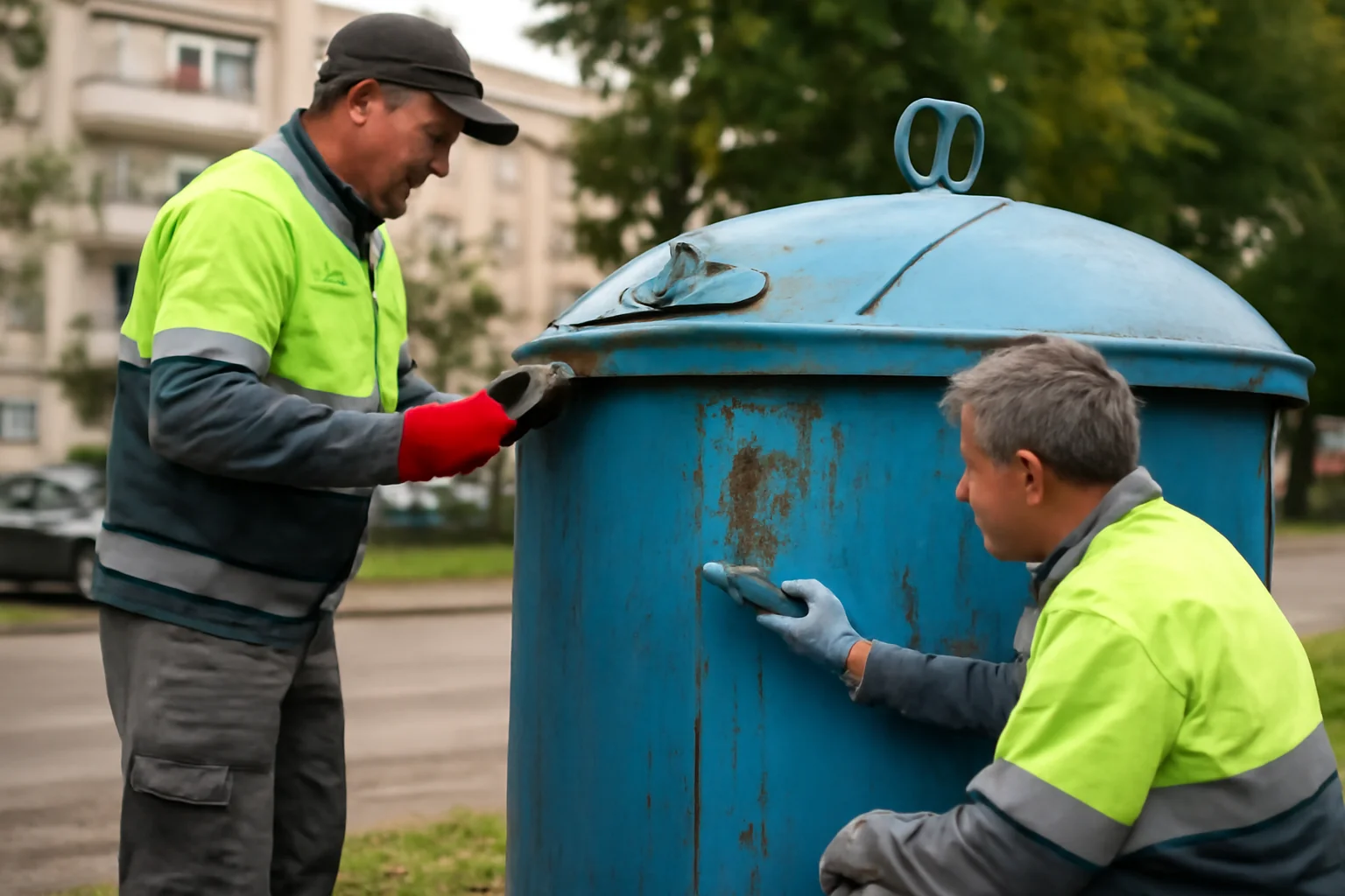 Municipalitatea Piatra-Neamț demarează lucrări de reabilitare a containerelor pentru colectarea deșeurilor